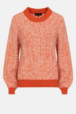 Hot Beige Gebreide Pull Met Effen Boorden Dames Truien & Cardigans