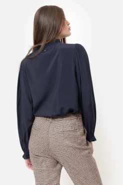 Flash Sale Blauw-Bruin Geruite 7/8 Broek Met Regular Fit Dames Broeken & Jeans