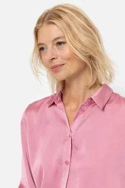 Discount Blouse Met Lange Mouwen En Knoopjes Dames Blouses