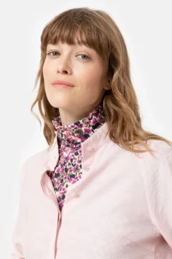 Best Blouse Met Overslag En Broderie Dames Blouses