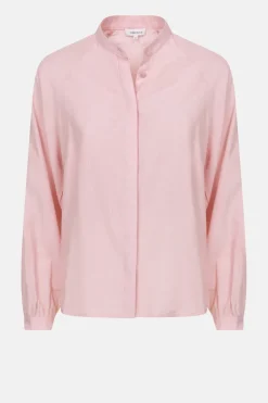 Best Blouse Met Overslag En Broderie Dames Blouses