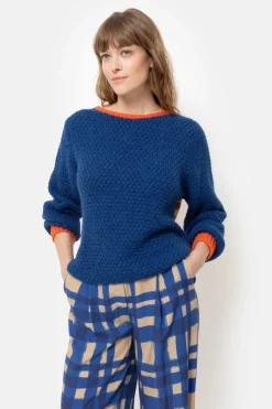 New Bruin Geruite Broek Met Wijde Broekspijpen Dames Broeken & Jeans