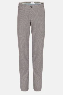 Discount Bruin Geruite Herenchino Met Slim Fit Heren Broeken