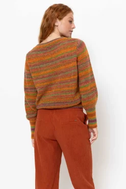 Outlet Bruine Broek Met Wijde, Rechte Fit Dames Broeken & Jeans
