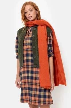 Shop Dames Sjaal Met Ton-Sur-Ton-Motief Dames Accessoires