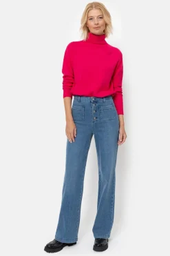 Cheap Damespull Met Rolkraag En Lange Mouwen Dames Truien & Cardigans