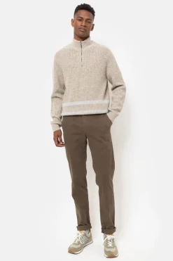 Fashion Donker E Chinobroek Met Slim Fit Voor Heren Heren Broeken