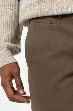 Fashion Donker E Chinobroek Met Slim Fit Voor Heren Heren Broeken