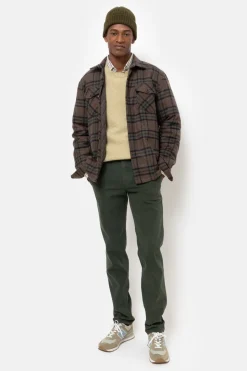 Outlet Donker E Geruite Hemdjas Voor Mannen Heren Jassen & Blazers