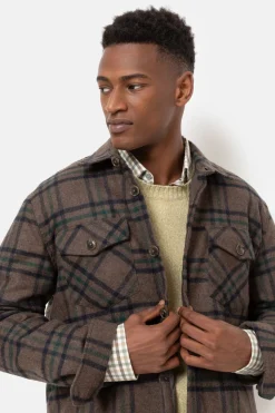Outlet Donker E Geruite Hemdjas Voor Mannen Heren Jassen & Blazers