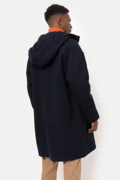 Cheap Donker E Herenmantel Met Kap En Rits Heren Jassen & Blazers