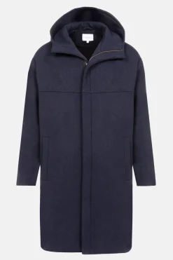 Cheap Donker E Herenmantel Met Kap En Rits Heren Jassen & Blazers
