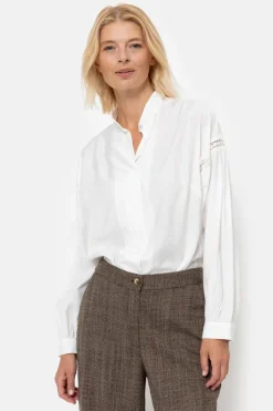 Store Donker E Loose Fit Broek Met Tweedlook Dames Broeken & Jeans