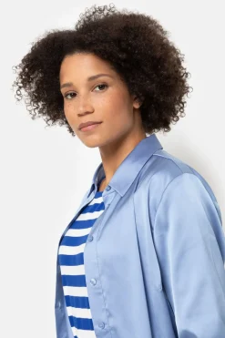 Outlet E Blouse Met Lange Mouwen En Knoopjes Dames Blouses