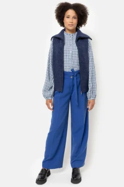 Discount E Broek Met Wijde, Rechte Broekspijpen Dames Broeken & Jeans