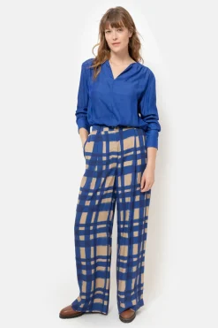 Best E Damesblouse Met Smock En Lange Mouw Dames Blouses