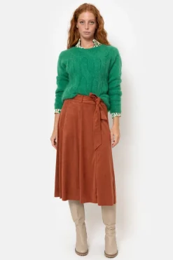 Flash Sale E Damespull Met Kabelsteek En Boothals Dames Truien & Cardigans