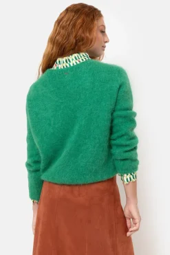 Flash Sale E Damespull Met Kabelsteek En Boothals Dames Truien & Cardigans