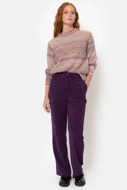 Best Sale E Fluwelen Broek Met Wijde Broekspijpen Dames Broeken & Jeans