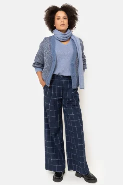 Best Sale E Geruite Broek Met Wijde Broekspijpen Dames Broeken & Jeans