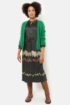 Fashion E Harige Cardigan Met V-Hals En Knopen Dames Truien & Cardigans