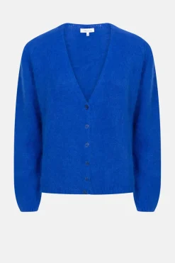 Sale E Harige Cardigan Met V-Hals En Knopen Dames Truien & Cardigans