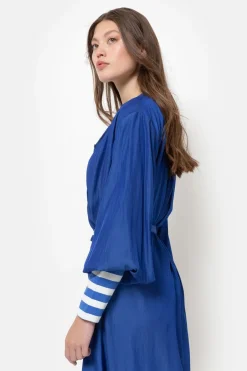Shop E Jurk Met Lange Mouwen En Knoopjes Dames Jurken