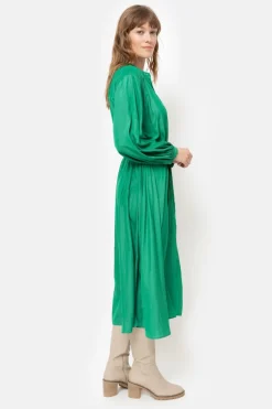 Store E Jurk Met Lange Mouwen En Knoopjes Dames Jurken