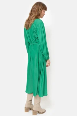 Store E Jurk Met Lange Mouwen En Knoopjes Dames Jurken