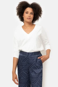 Sale E Loose Fit Broek Met Bolletjesprint Dames Broeken & Jeans