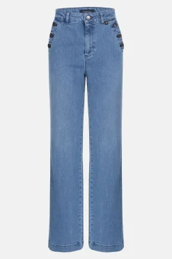 Best E Loose Fit Dames Jeans Met Rechte Pijpen Dames Broeken & Jeans