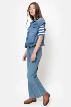 Discount E Loose Fit Jeans Met Rechte Broekspijpen Dames Broeken & Jeans