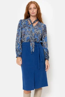 Cheap E Midirok Met A-Lijn, Split En Taillelint Dames Rokken