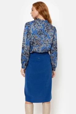 Cheap E Midirok Met A-Lijn, Split En Taillelint Dames Rokken