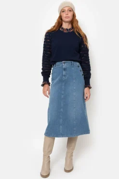 Sale E Pull Met Lange Semitransparante Mouwen Dames Truien & Cardigans