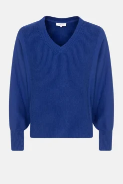 New E Pull Met Vleermuismouwen En V-Hals Dames Truien & Cardigans