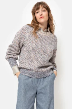 Discount E Straight Fit Broek Met Visgraatmotief Dames Broeken & Jeans