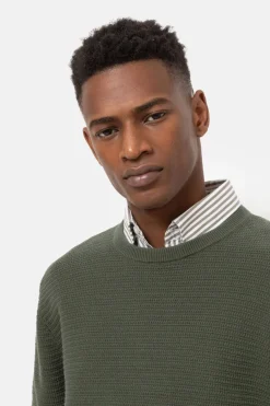 Cheap E Sweater Met Jacquard Strepen Heren Sweaters & Cardigans