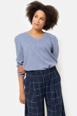 Outlet E Sweater Met V-Hals En Lange Mouwen Dames Truien & Cardigans