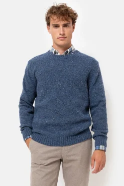 Sale Gemeleerde Trui Met Ronde Hals Heren Sweaters & Cardigans