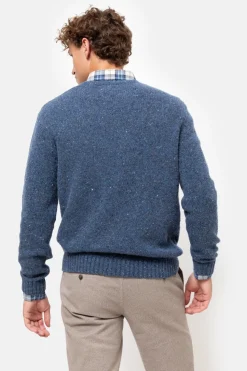 Sale Gemeleerde Trui Met Ronde Hals Heren Sweaters & Cardigans