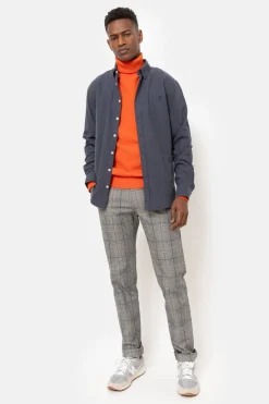 Best Geruite Slim Fit Chino Broek Voor Heren Heren Broeken