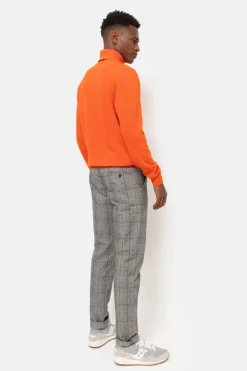 Best Geruite Slim Fit Chino Broek Voor Heren Heren Broeken