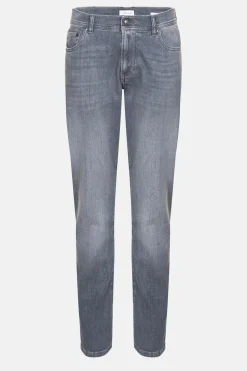 Hot Grijze Slim Fit Jeans Broek Voor Heren Heren Broeken