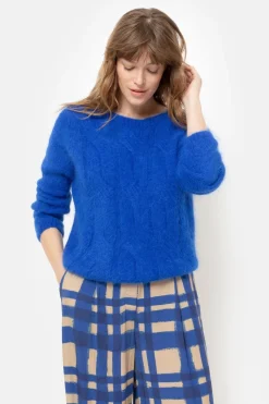 Clearance Harige E Pull Met Boothals En Lange Mouwen Dames Truien & Cardigans