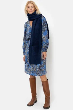 Cheap Jurkje Met Grijze Bloemenprint En V-Hals Dames Blouses
