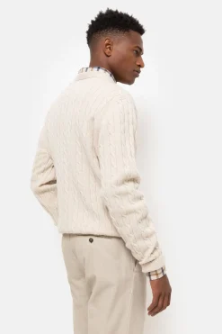 Discount Kabeltrui Met Ronde Hals En Lange Mouwen Heren Sweaters & Cardigans