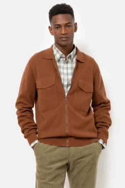 Best Kort Gilet Met Polokraag En Lange Mouwen Heren Sweaters & Cardigans