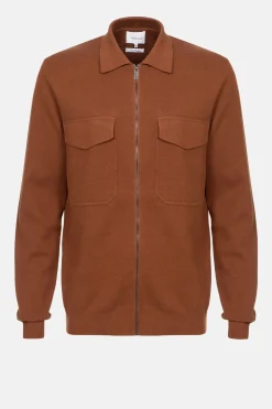 Best Kort Gilet Met Polokraag En Lange Mouwen Heren Sweaters & Cardigans