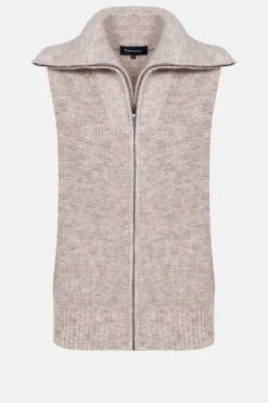 Sale Korte Cardigan Zonder Mouwen En Met Rits Dames Truien & Cardigans
